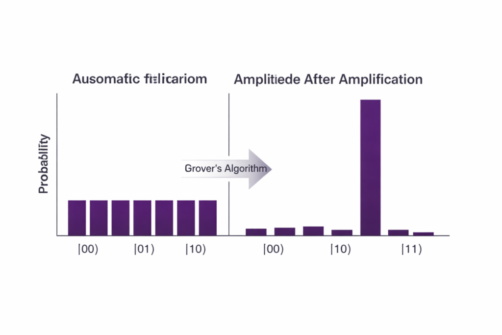 Grovers algorithm amplitude