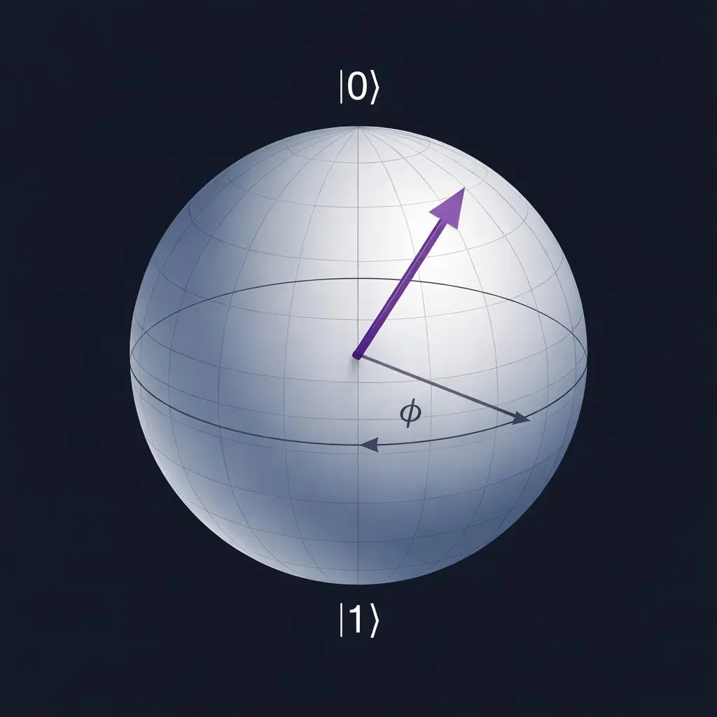 Quantum qubit state representation