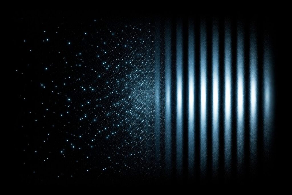 Quantum wave interence patten