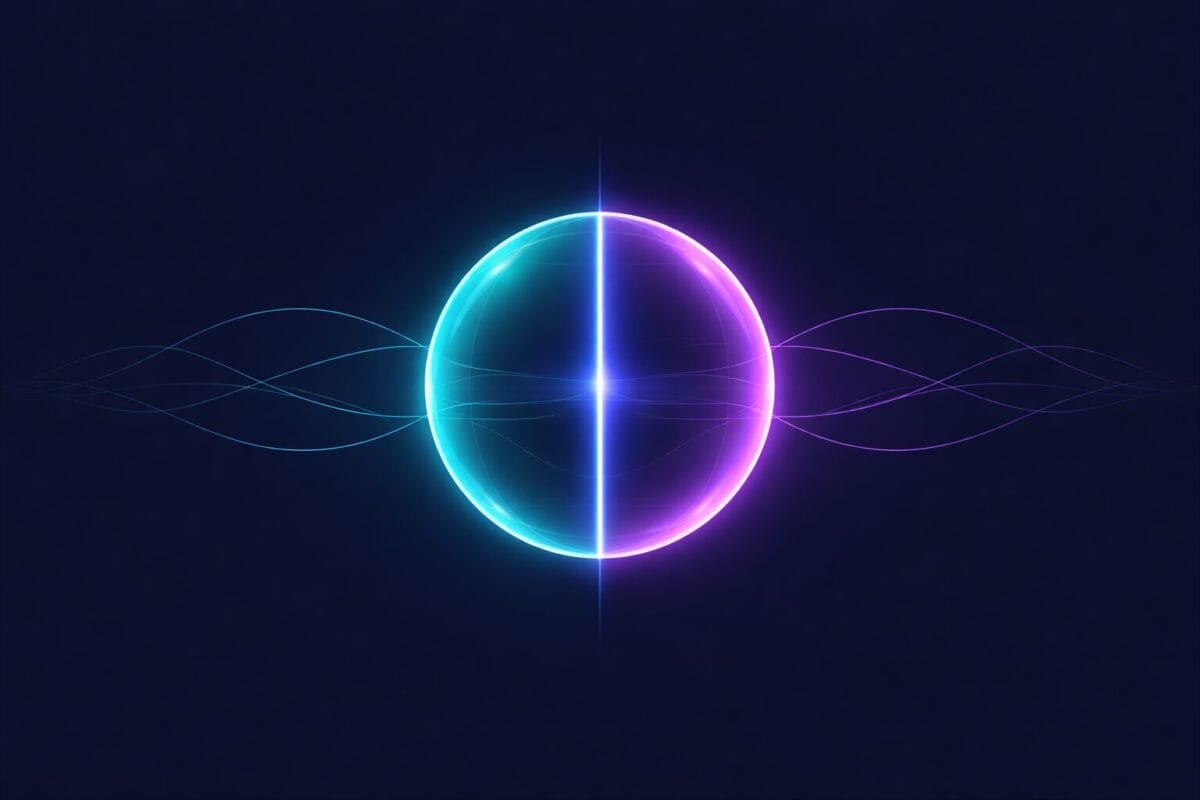 quantum super position that has in two states at simultaniously