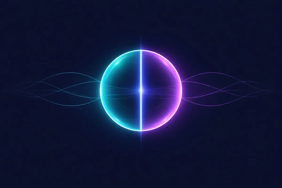 quantum super position that has in two states at simultaniously
